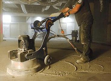 grinding concrete floor preparation