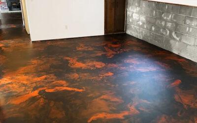 Polyurethane cement over old concrete