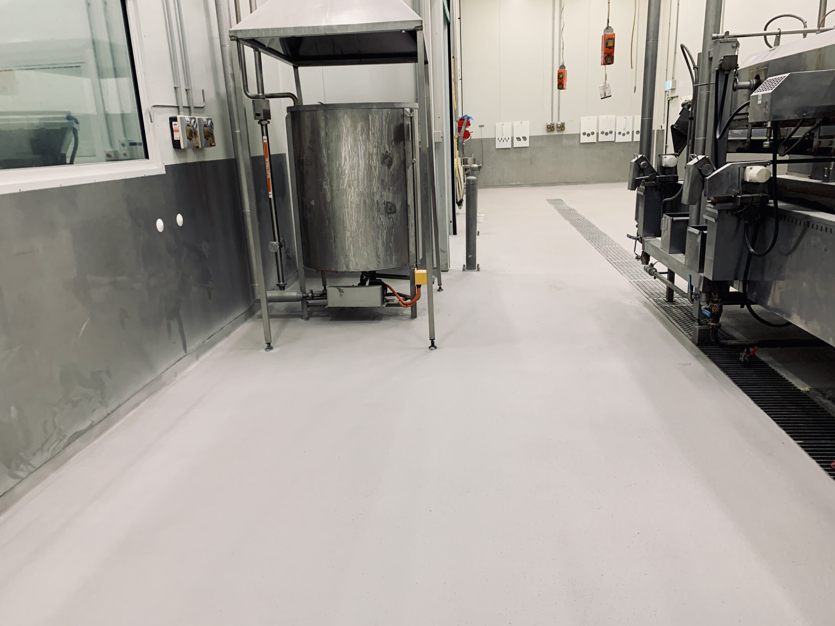 Amazing NonSlip Epoxy Floor Coating Diamond Grind