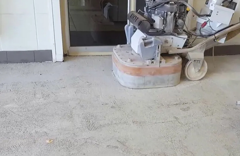 polyurethane cement over old concrete preparations