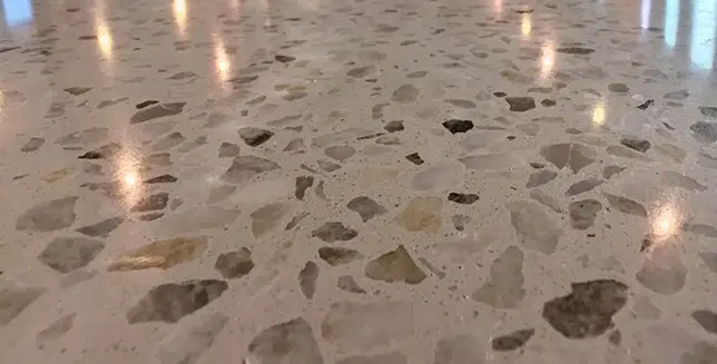 polished concrete floor