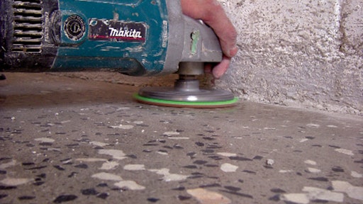 Polished concrete restoration