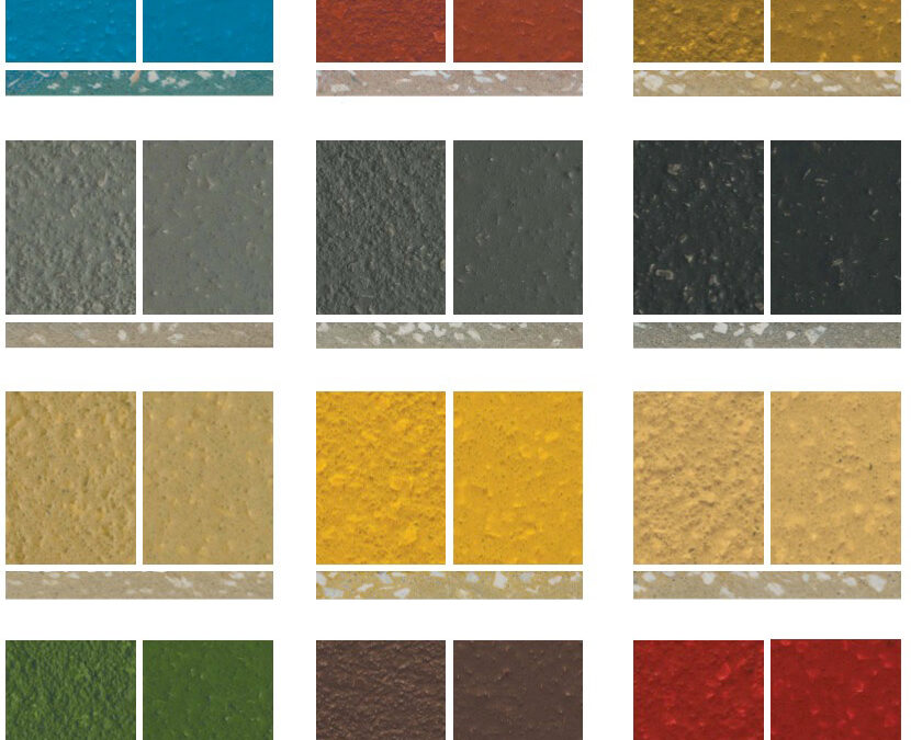 urethane cement colour choices