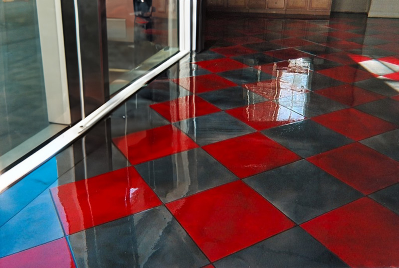 Epoxy flooring at home
