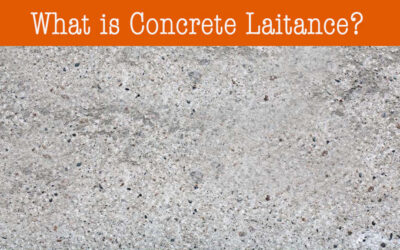 What is concrete laitance